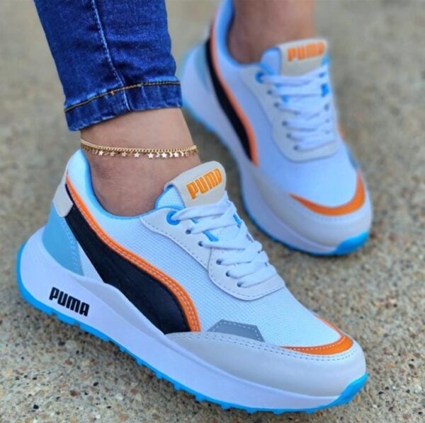 Tênis Puma Casual Feminino Estilo Blogueirinha Modinha Leve Confortável