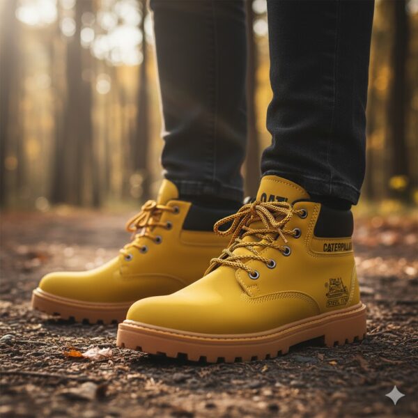 Bota Botina Masculina Bota Caterpillar Casual Coturno Confortável Sola Tratorada Pronta Entrega - Envio Imediato